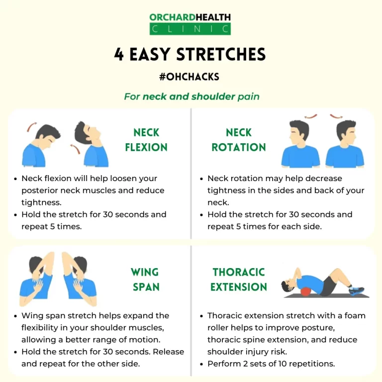 4 Easy Stretches For Neck And Shoulder Pain | Orchard Health Clinic