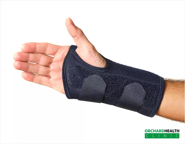 Wear a wrist brace | Orchard Health Clinic